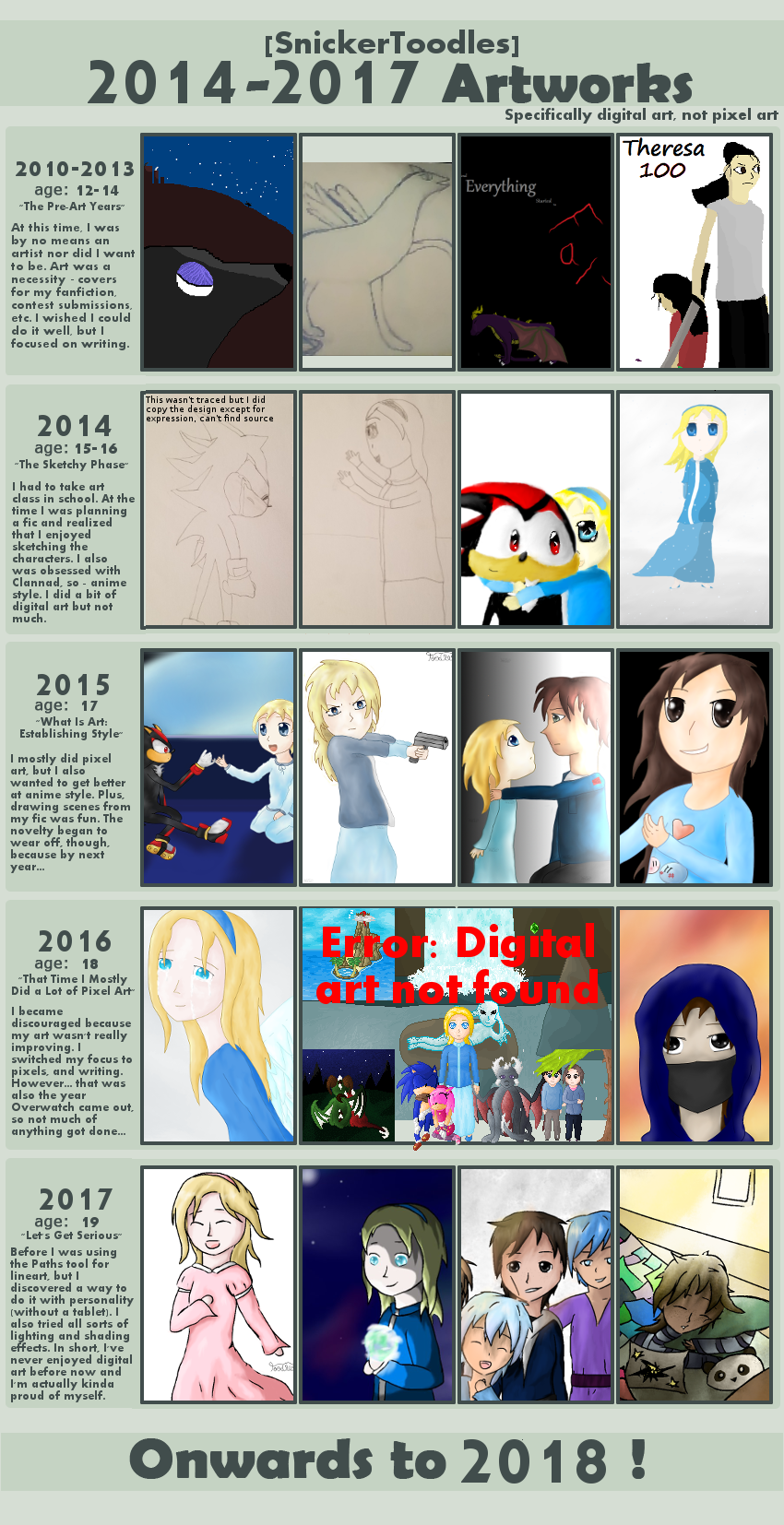 Look at how much I used to suck! by SnickerToodles