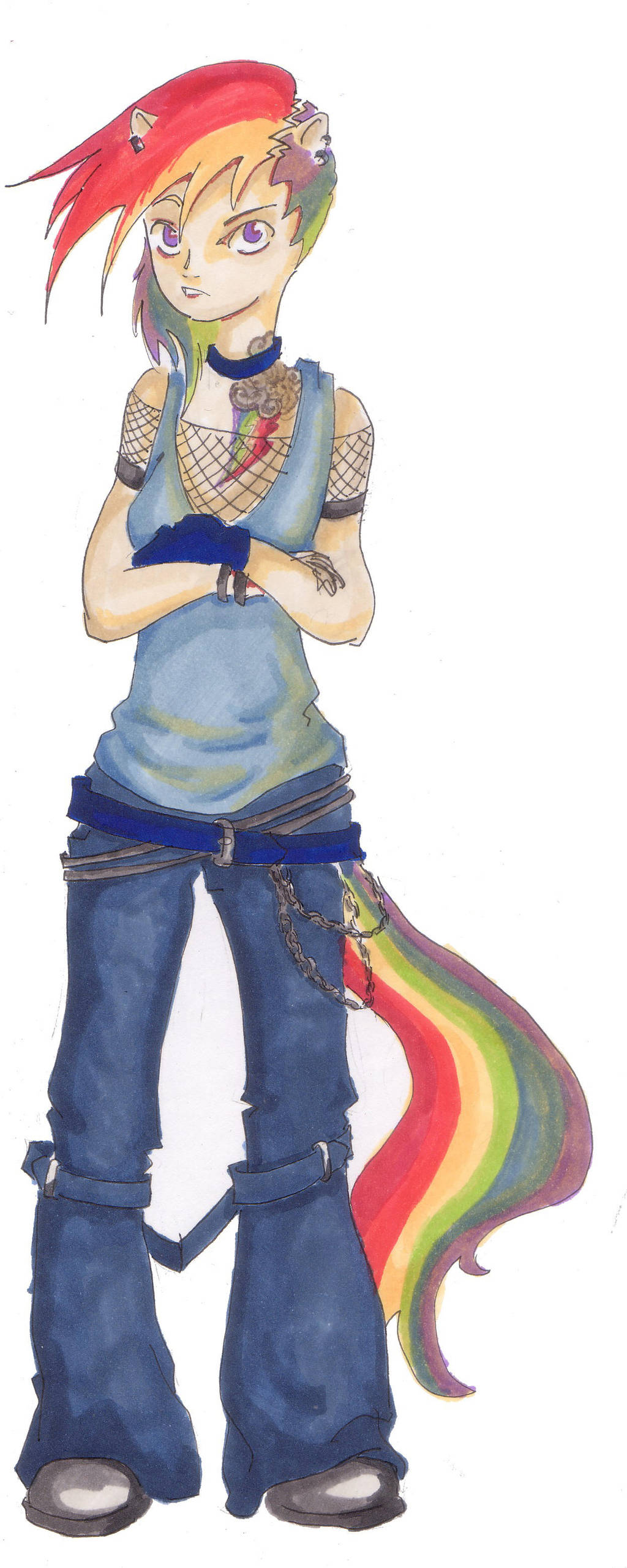 20% cooler rainbow Dash by MaddyNeko
