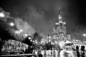 Rain.Warsaw.January by karolinanna