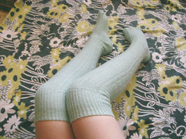knee-socks by Mirrelley