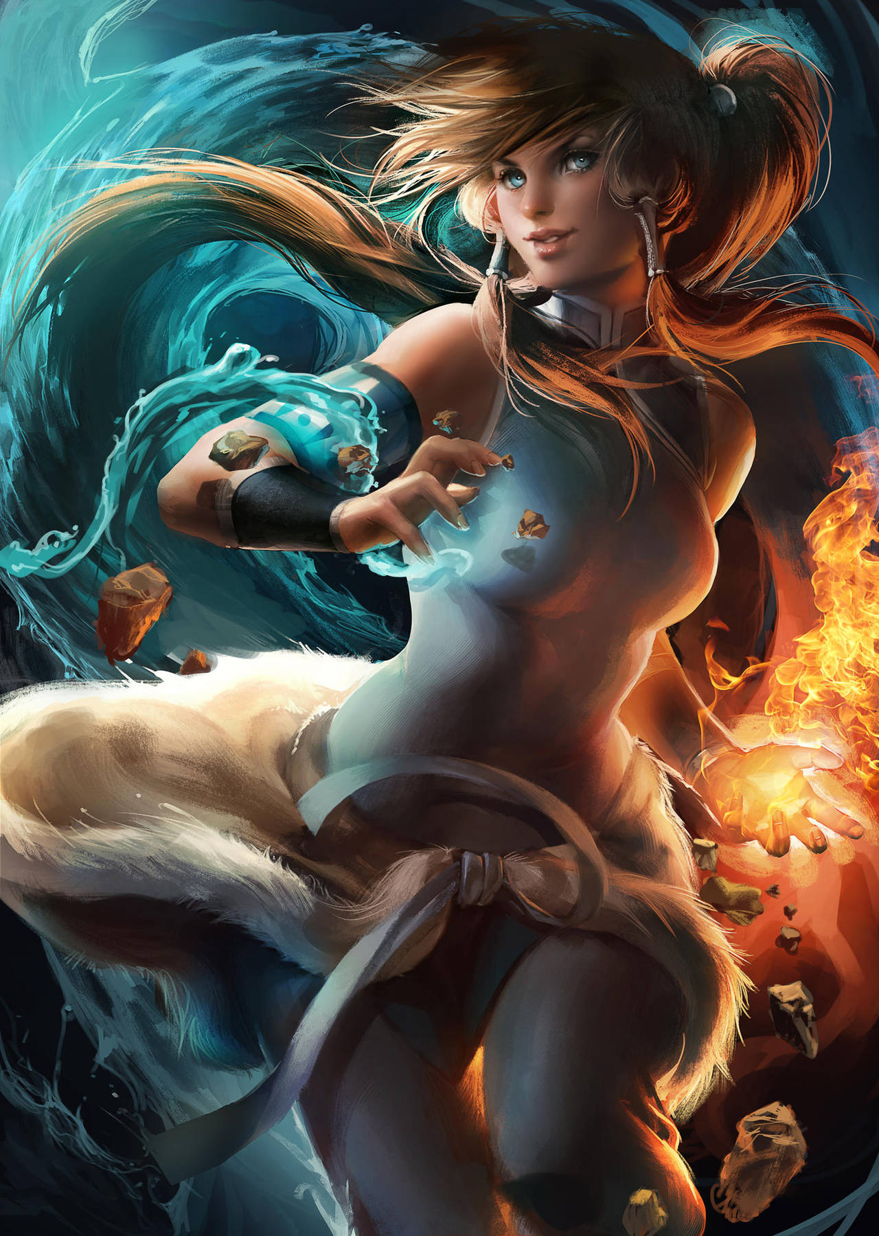 korra by sakimichan