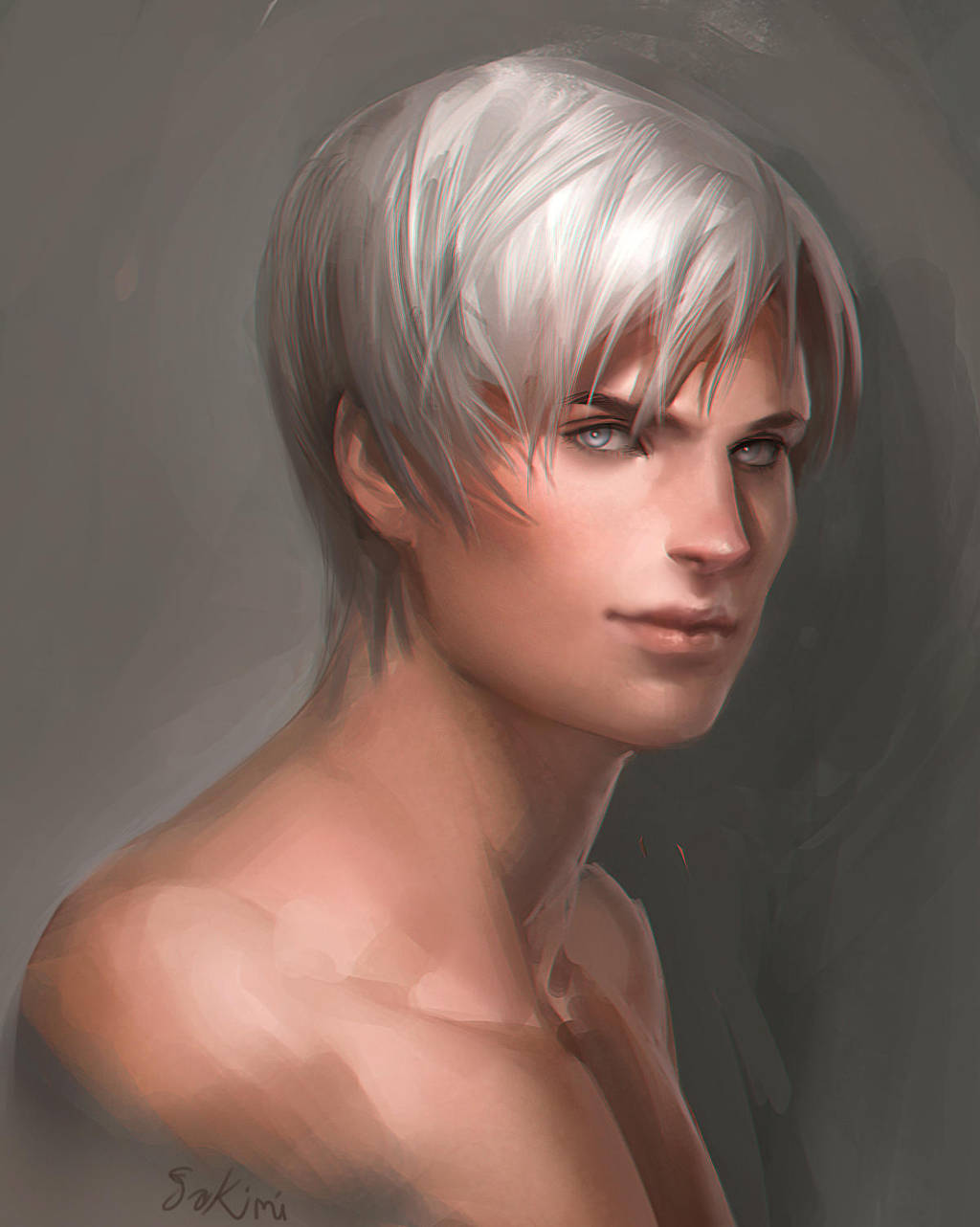 portrait by sakimichan
