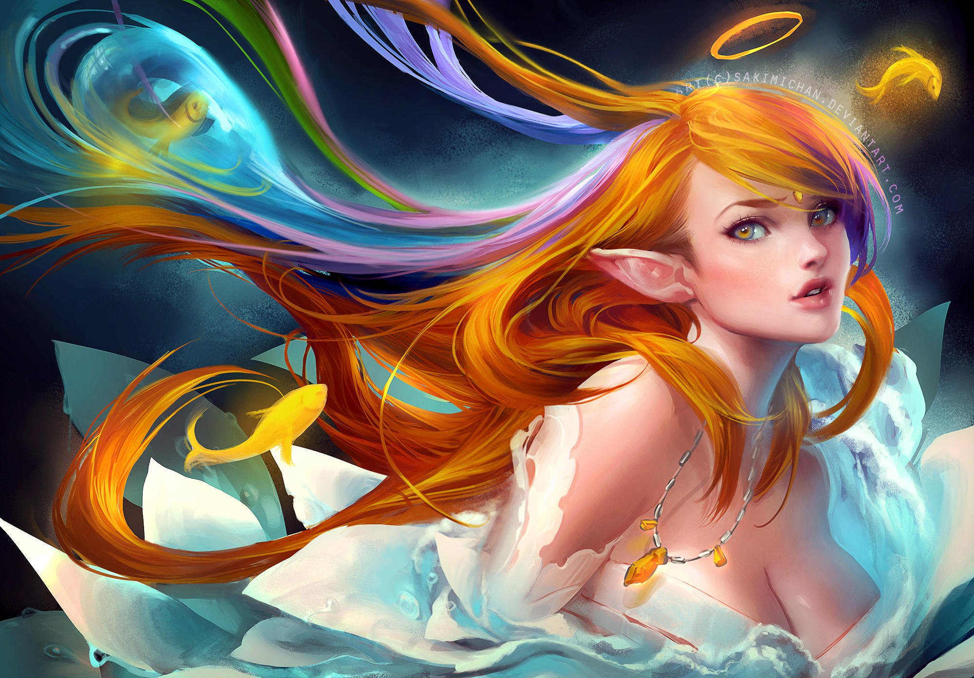 Rainbow2 by sakimichan