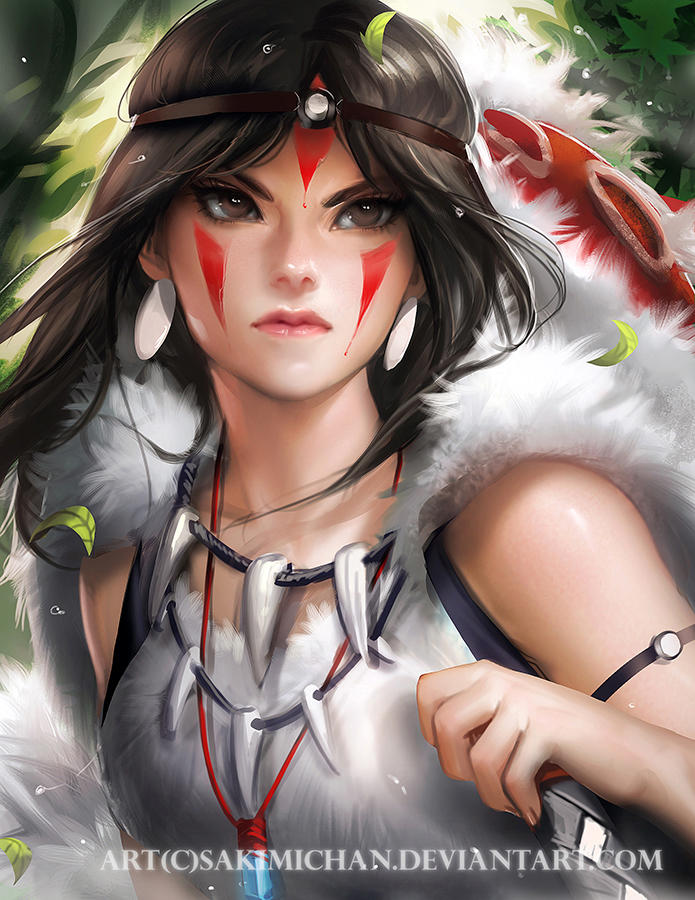 Mononoke years later by sakimichan