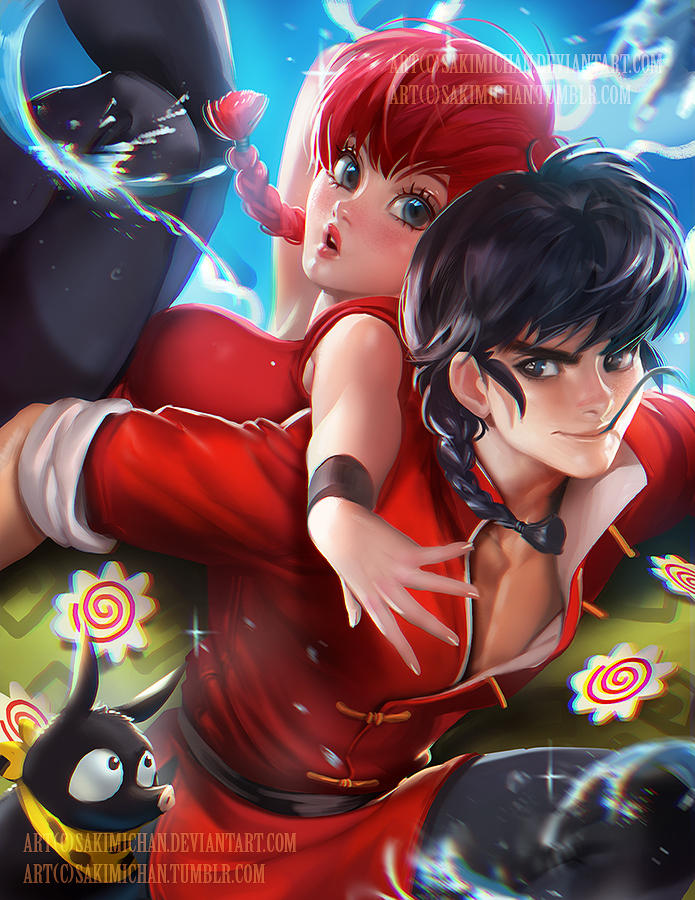 ranma 1/2 by sakimichan