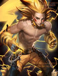 Super Saiyan Pikachu by sakimichan Super Saiyan Pikachu by sakimichan