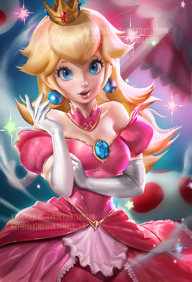 Peachy by sakimichan