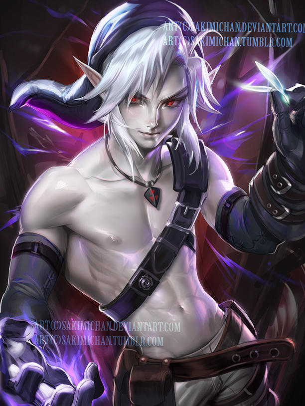 Dark Link.I like em shirless. by sakimichan