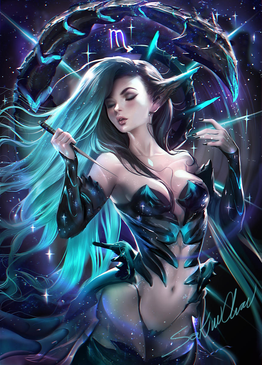 Horoscope series .Scorpio. by sakimichan
