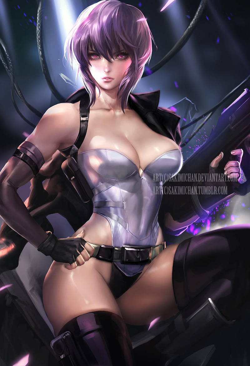 Ghost in Shell .nsfw optional. by sakimichan