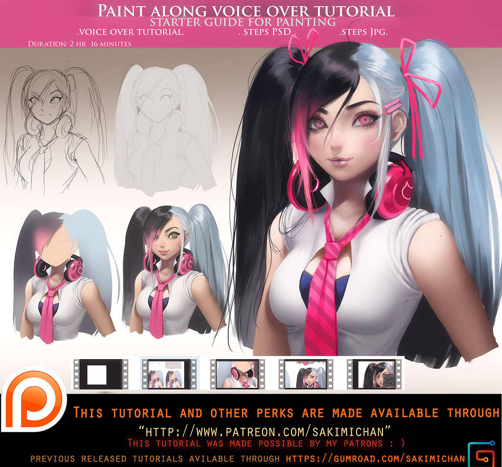 Starter guide for painting voice over .promo. by sakimichan
