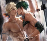 Older Bakugo X deku .yaoi tag. by sakimichan