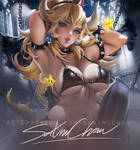 Bowsette .nsfw preview. by sakimichan
