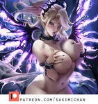 Mercy Bansheeskinpinup .NSFW tag. by sakimichan