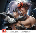 Kindgome Hearts Halloween .yaoi tag. by sakimichan