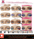 4 Eye Looks Voice Over Painting Tutorial .Promo. by sakimichan