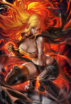 Older Yang Rwby by sakimichan