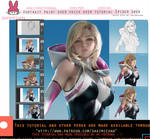 portrait voice over tutorial : Spider Gwen .promo. by sakimichan