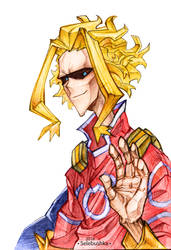 AllMight (color) by Kerkikerk