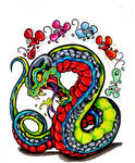 Damn Serpent, Stupid Mice by scottkaiser