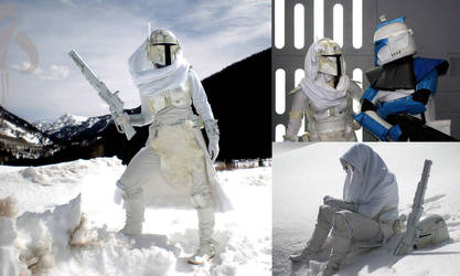 Umi - Snow Mandalorian by hydraness