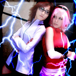 Karin vs Sakura - Epic Fight by MuzzaThePerv