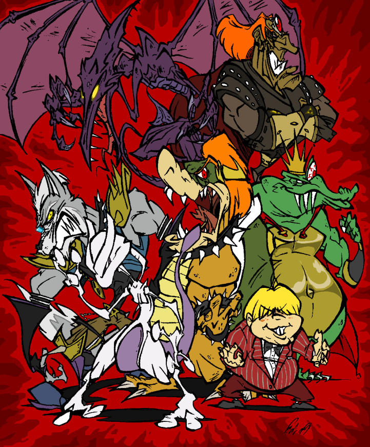 Nintendo Villains 2009 by BrendanCorris on DeviantArt