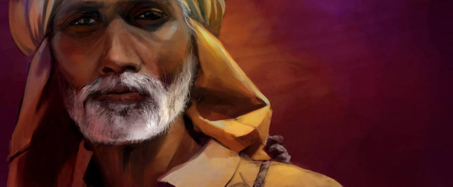 Old Indian Man by frostcrystal