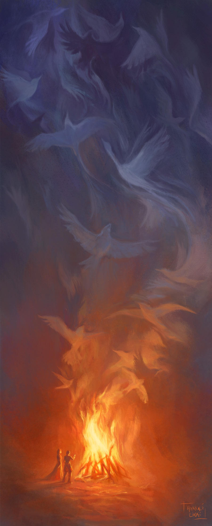 Elusive Children of Fire and Air by Harkale-Linai
