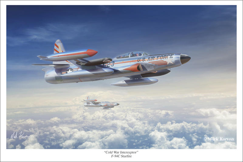 Cold War Interceptor - F-94C Starfire by markkarvon