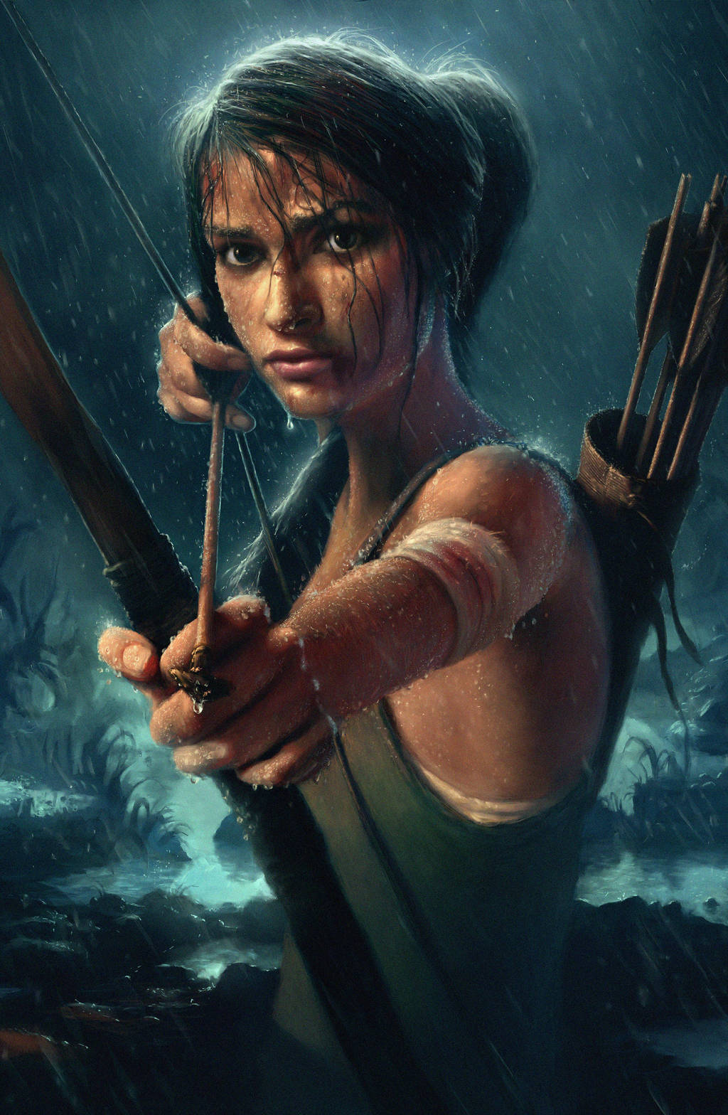 Lara Croft Reborn Contest Entry by mickehill