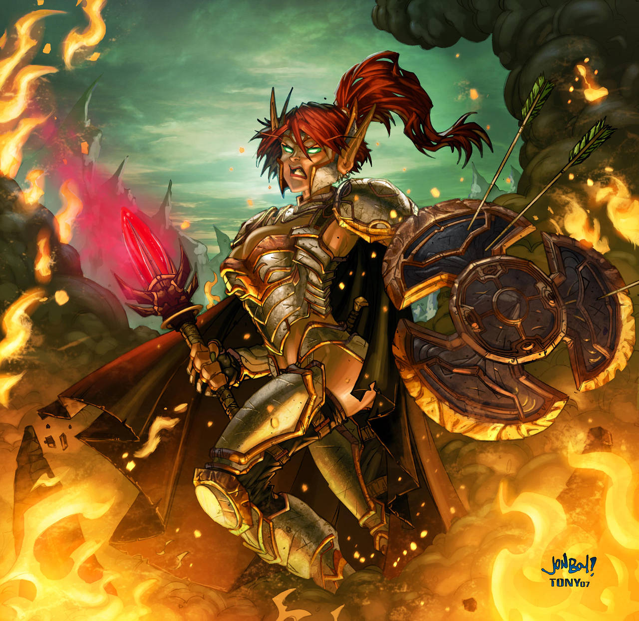 Warcraft: Hero Blood Elf by Tonywash