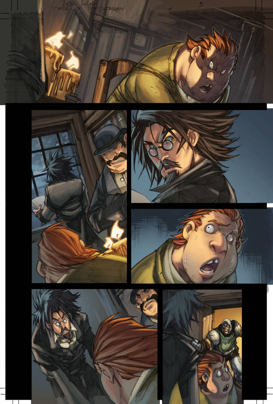WoW Curse of the Worgen pg 3 by Tonywash