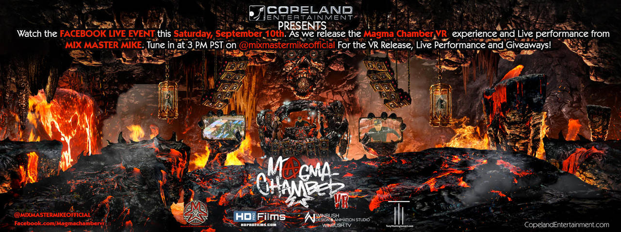 Magma Chamber VR - Live Stream Poster by Tonywash