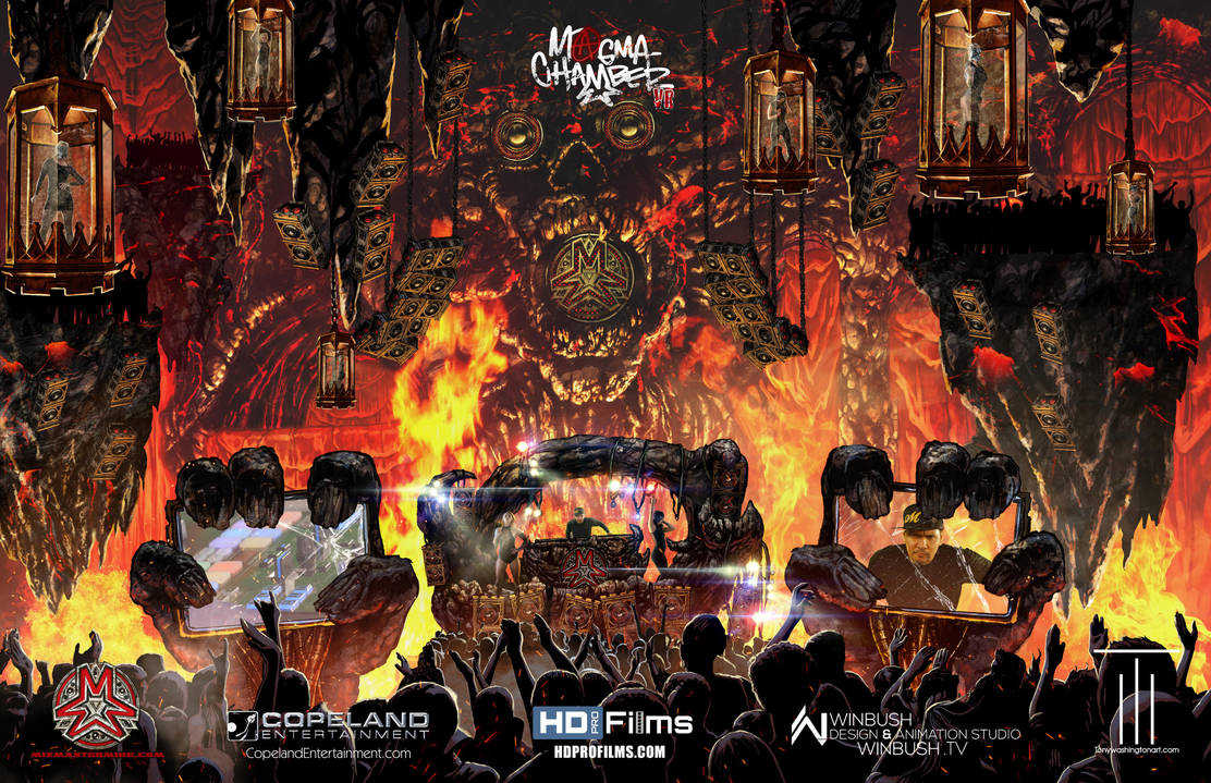 Magma Chamber VR Poster Art + Process Link by Tonywash