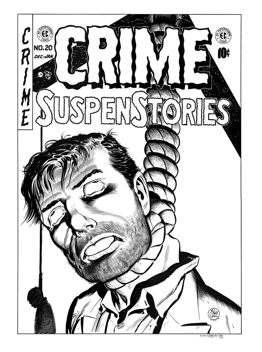 Crime SuspenStories #20 Cover Recreation by dalgoda7
