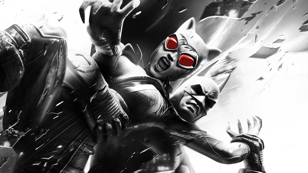 Batman Arkham City Catwoman N Batman Wallpaper By Thecatkat On