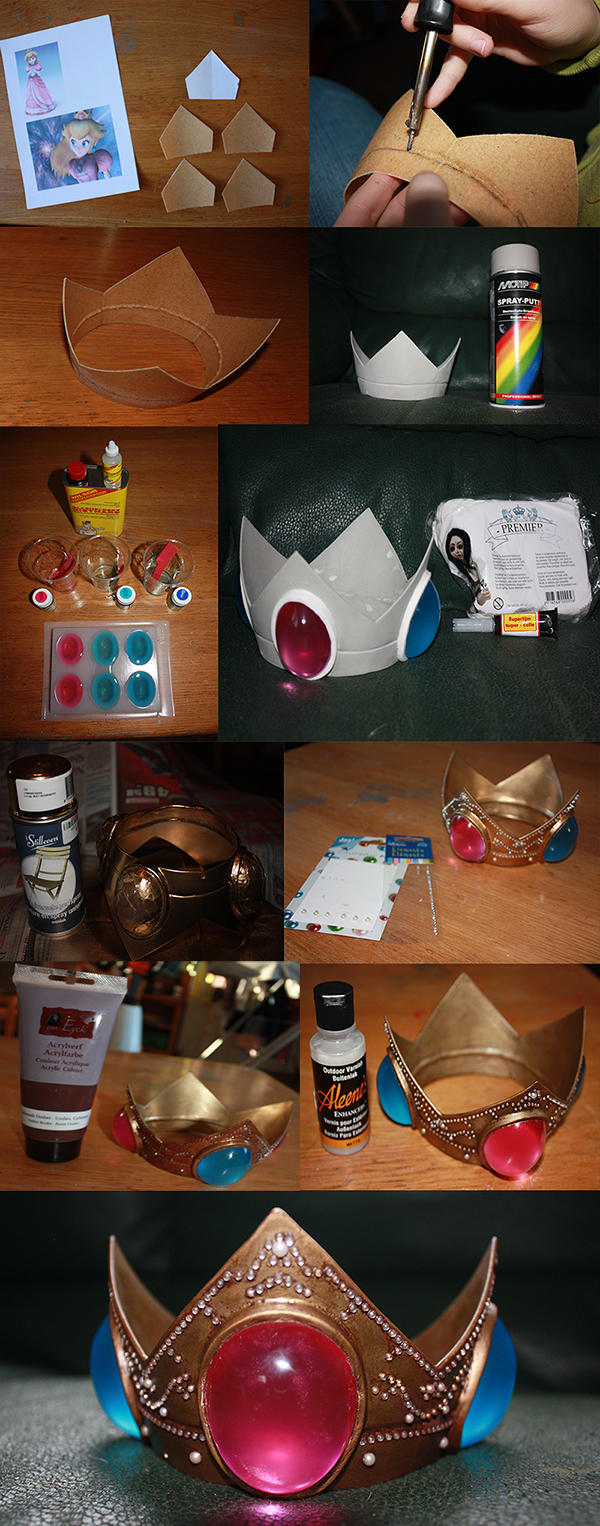 Princess Peach Crown Tutorial by Iloon-Creations