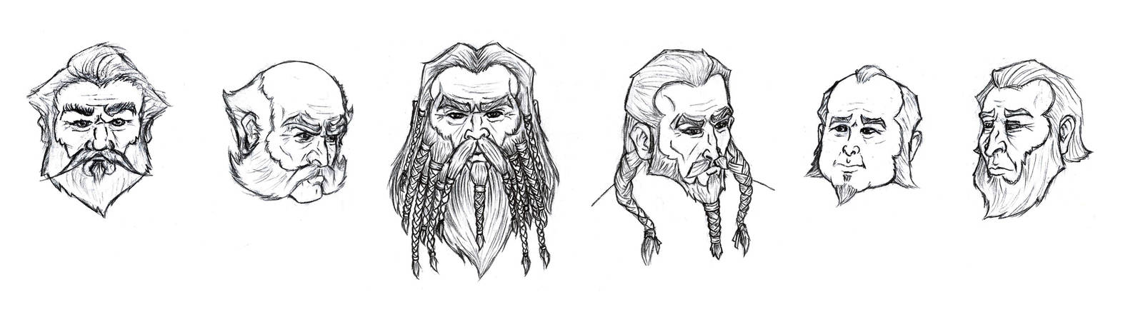 Dwarf Facial Study by Manveruon