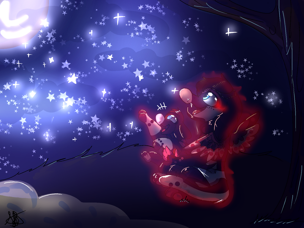Stargazing by TheWarriorDogs on DeviantArt