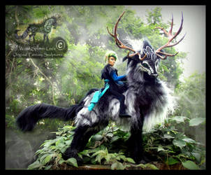--SOLD--Hand Made Poseable Thunder Stag! by Wood-Splitter-Lee