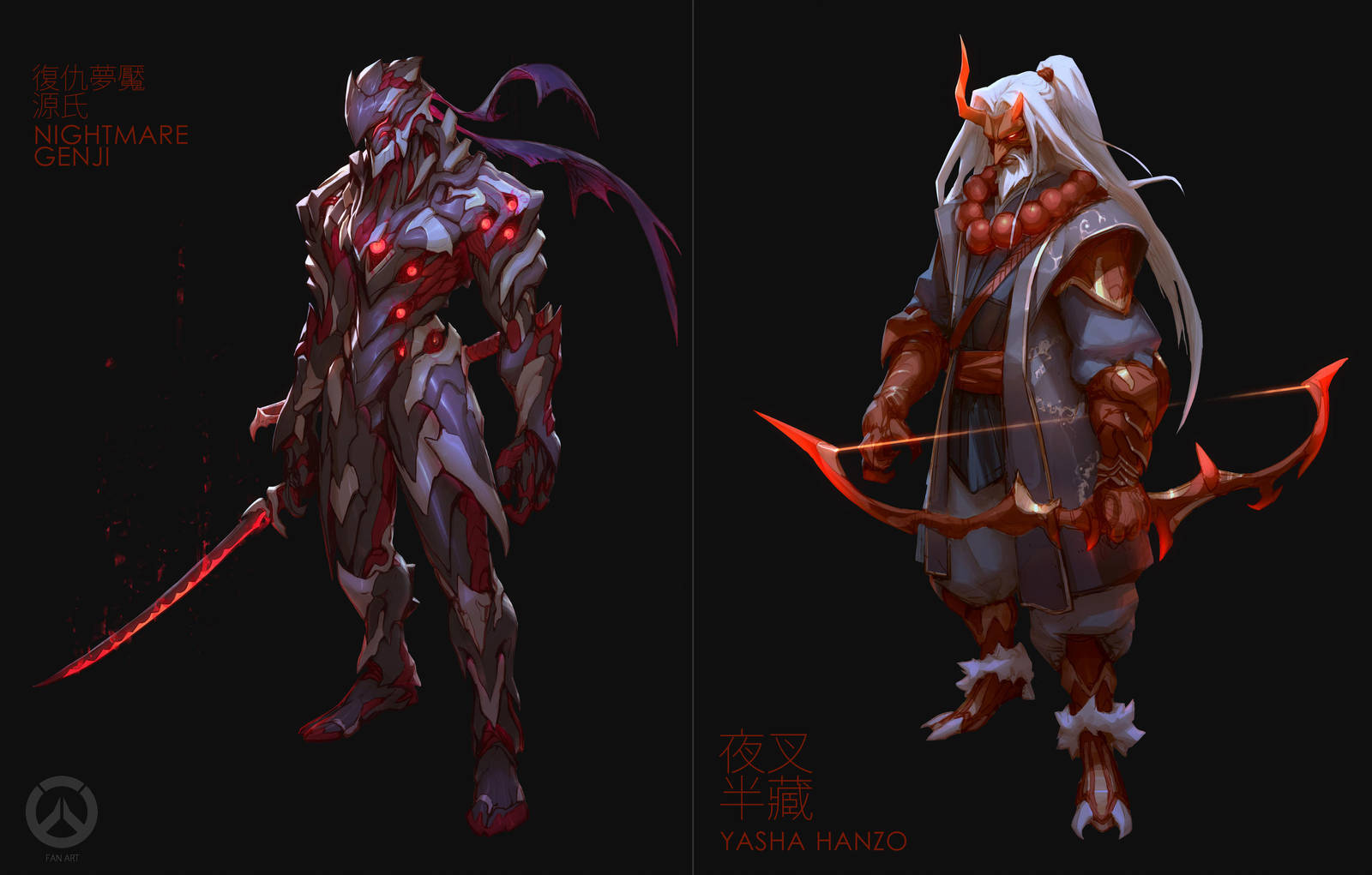 Hanzo and Genji Skin by peterskore on DeviantArt