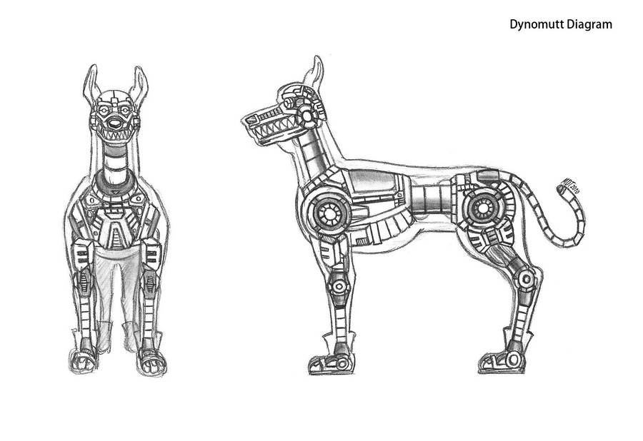 Dynomutt Diagram 01 by MDTartist83 on DeviantArt