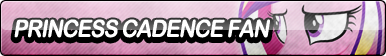 Princess Cadence Fan Button by ButtonsMaker