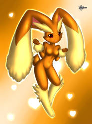 Pokemorph: lopunny Gal :3 by xenon001