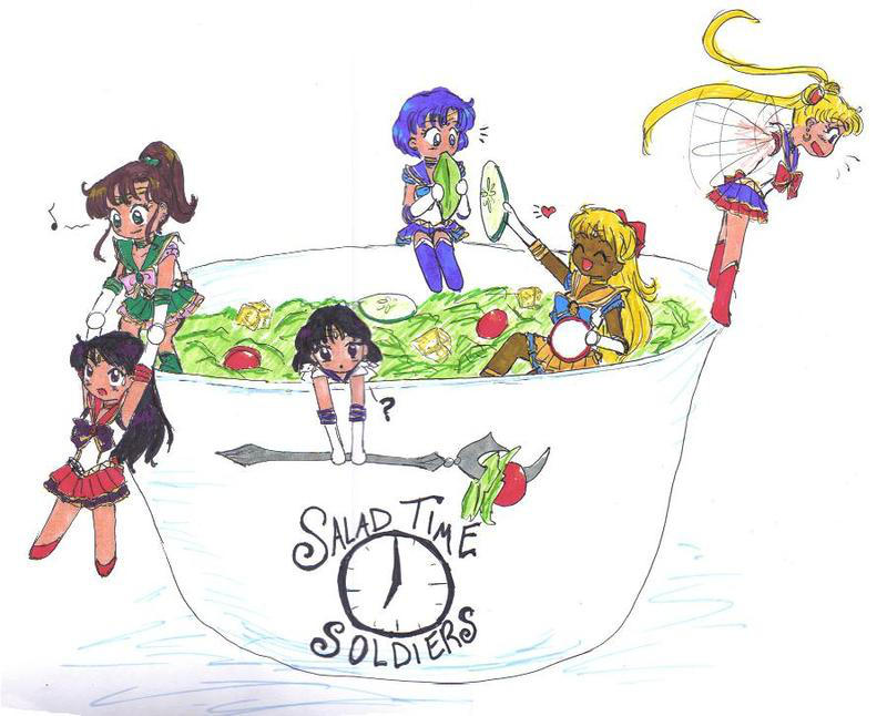 Salad Time Soldiers by TokuTenshi