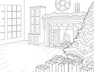 Chrismas Background Commission 2 by JPGArt Chrismas Background Commission 2 by JPGArt