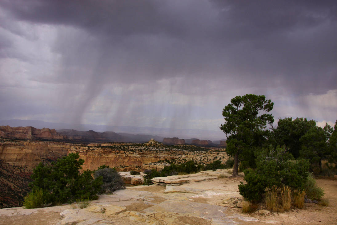 Thunderstorm near Ghost Rock by Caloxort Thunderstorm near Ghost Rock by Caloxort