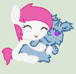 Diamond Rose and plushy Foresight by Kaitkat123