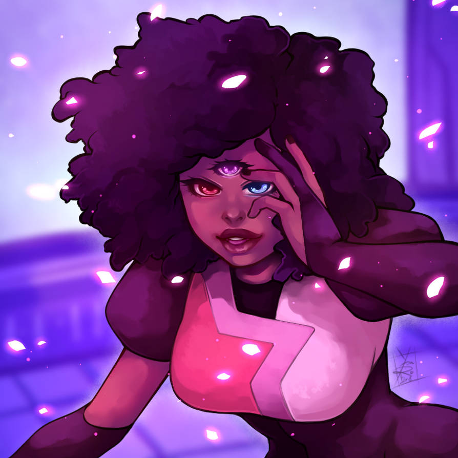 decided to post some more old fanarts Ive done last year sooo  There ya go Garnet from Steven Universe tho I just technicaly rederawed scene from one of episode (I think its interestig an...